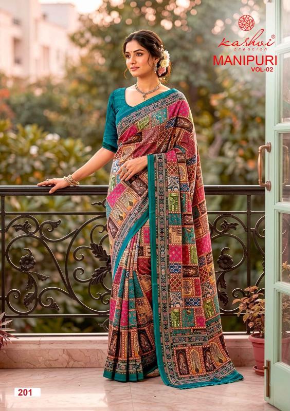 Kashvi manipuri vol 2 surat best saree market